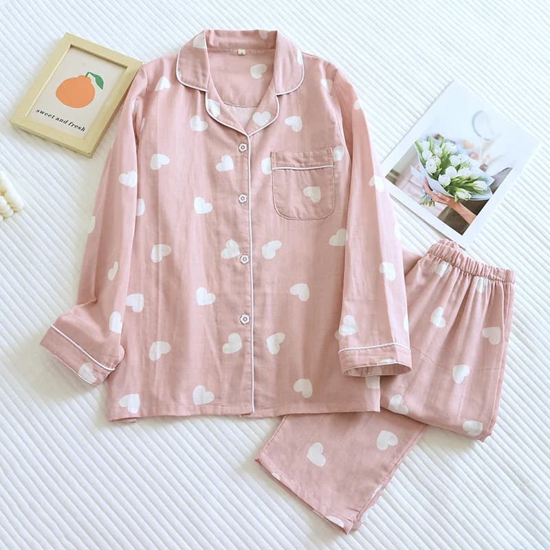 Pyjama imprimé de style ethnique pour femme, tenue 2 pièces, vêtements de détente, vêtements de nuit
