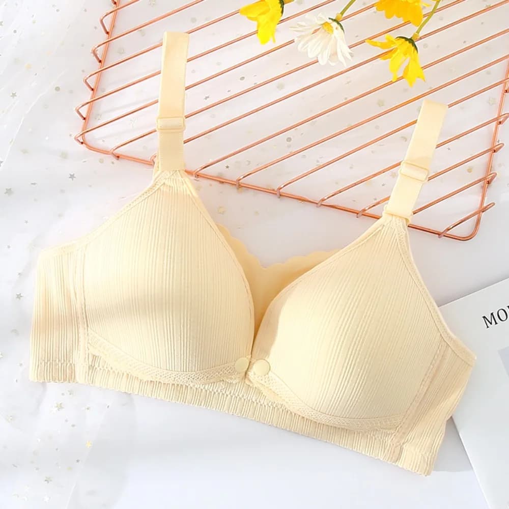 Soutien-gorge d'allaitement respirant, doux et confortable, sous-vêtements d'allaitement, sans coutu