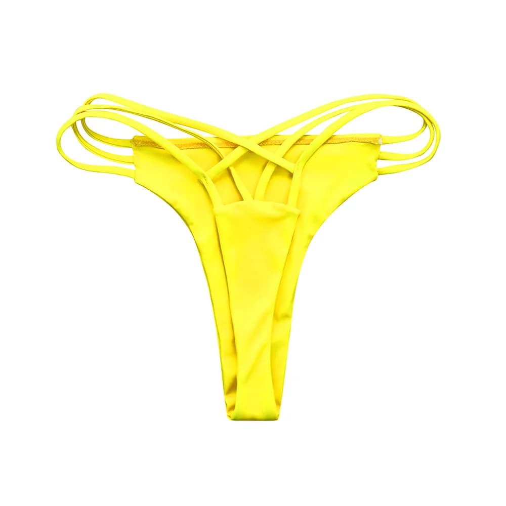 Maillot de bain brésilien pour femmes, culotte bikini astronomique, culotte classique, culotte tanga