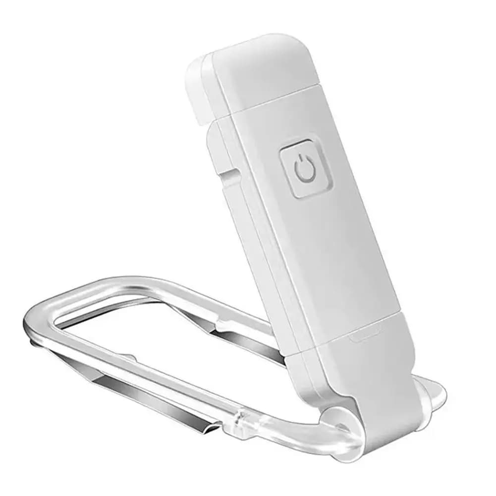 LED USB Rechargeable livre lumière lecture lumière Protection des yeux veilleuse Portable pince bure