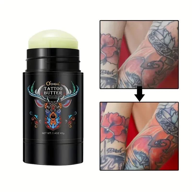 Bâton de soin de tatouage, fixation de couleur, hydratant, nourrissant pour la peau, doux, broderie 