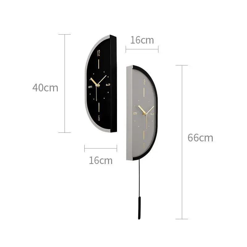 Horloge murale d'angle, horloge de salon, horloge murale silencieuse, affichage mural, design modern