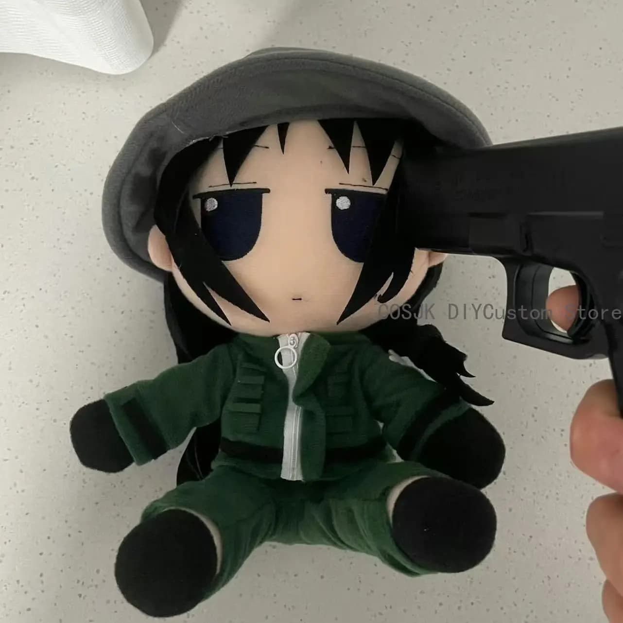 Figurine Anime Chito Yuuri de Girls' Last Tour, Peluche Kawaii Idol, Coussin en coton en forme de pe