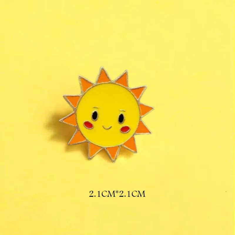 Drame thaïlandais vous seulement LingOrm même soleil lune Badge broche LingOrm mignon lune nuage cad