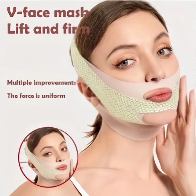 Bande de modelage du visage pour dormir, bande amincissante pour le double menton, réduction confort