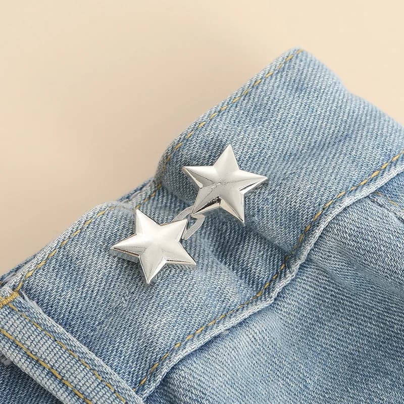 Ajusteur de bouton à nœud papillon pour pantalons, jupes, tendeur de taille, boucle de taille réglab
