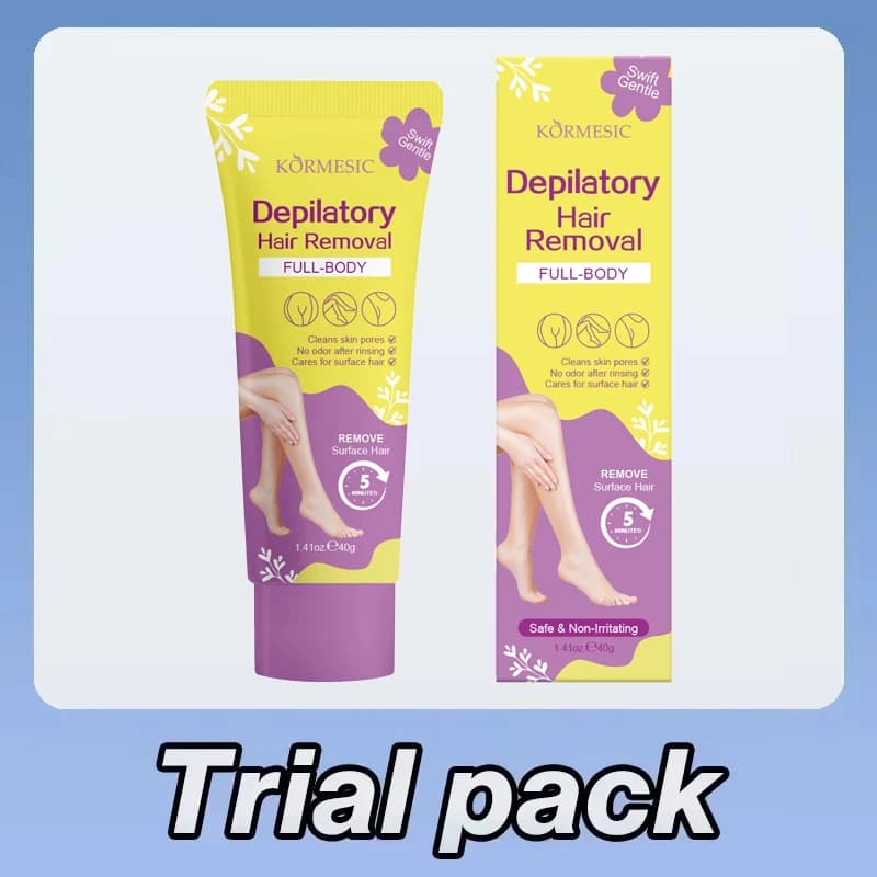 Épilateur corporel rapide et doux en 5 minutes, sans douleur, sans irritation, adapté aux peaux sens