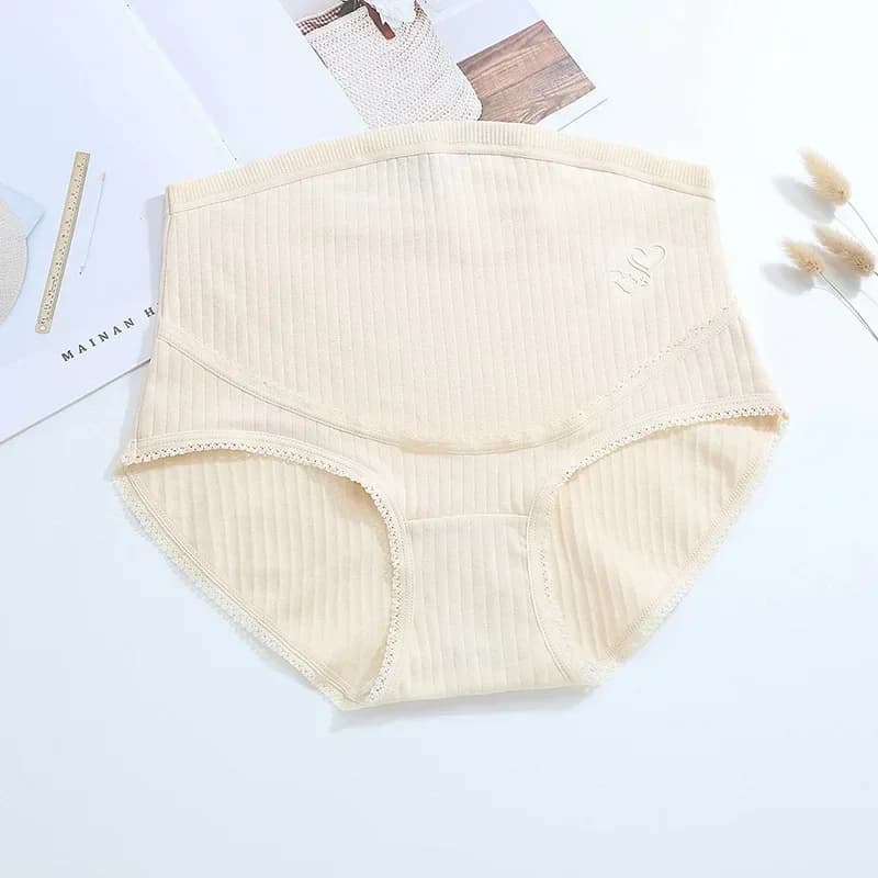 Culotte de maternité en coton taille haute pour femmes, Section C, récupération post-partum, sous-vê