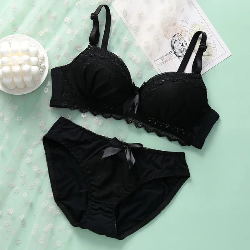 Ensemble de soutien-gorge de luxe offre spéciale 1/2 tasse nouvelle marque Sexy intimes Push Up sous