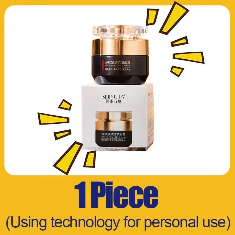 Crème pour le visage raffermissante anti-rides polypeptide, hydratation en profondeur, éclaircit la 