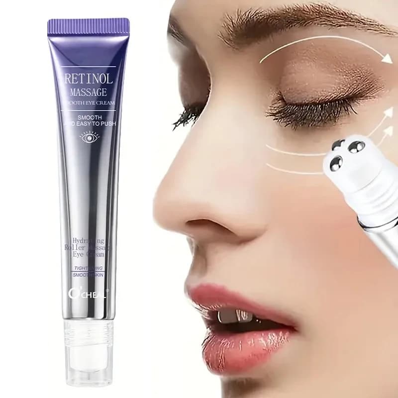 Crème pour les yeux au rétinol - Soins aux ingrédients naturels, formule hydratante longue durée, so