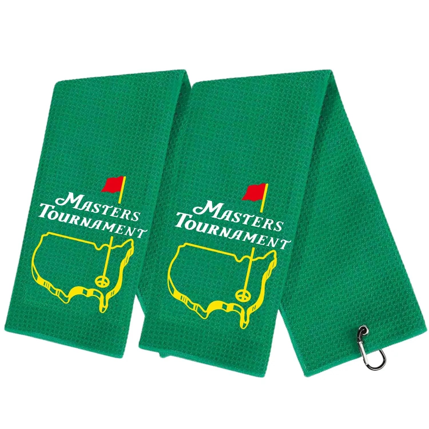 2 grands cadeaux de golf de Noël |   Serviettes de golf brodées amusantes pour sacs de golf |   Cade