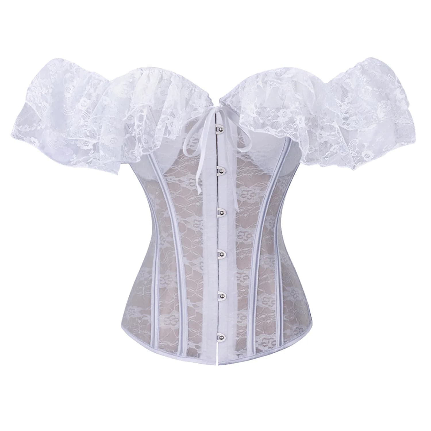 Dentelle Corset Top Femmes Shapewear Fajas Taille Formateur Minceur Lingerie Blusas Body Shaper Femm