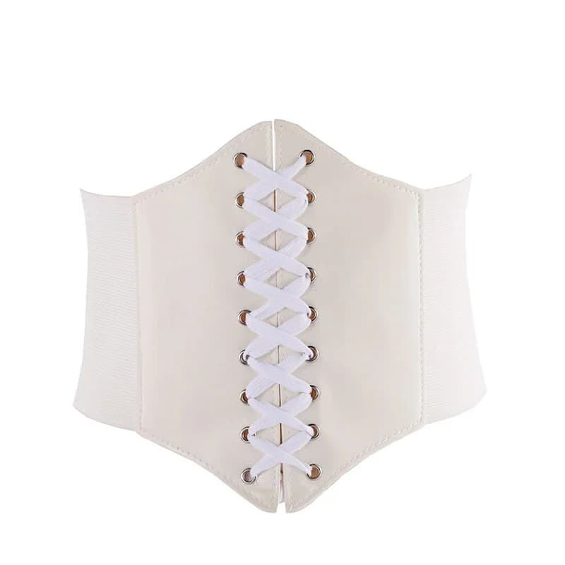Corset femme gaine amincissante Sexy large ceinture en cuir Cummerbunds sangle ceintures pour femmes