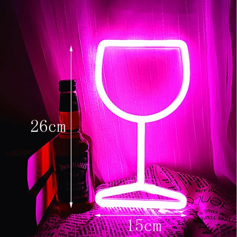LED barre ouverte enseignes au néon lumières pour Pub Bar chambre tenture murale atmosphère lampe ba