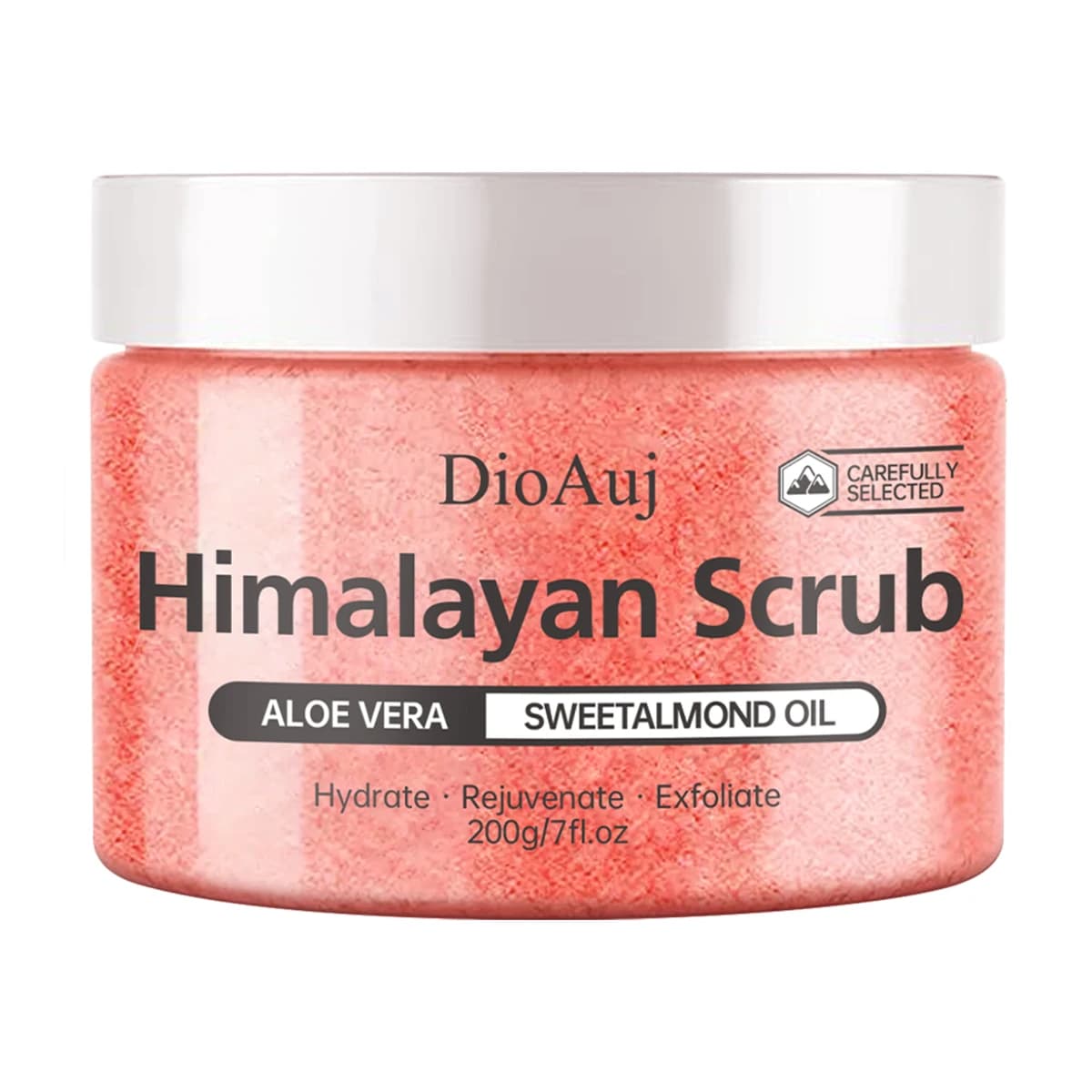 Gommage de l'Himalaya, sel exfoliant naturel, soufflé pour le corps et le visage, aide au nettoyage 