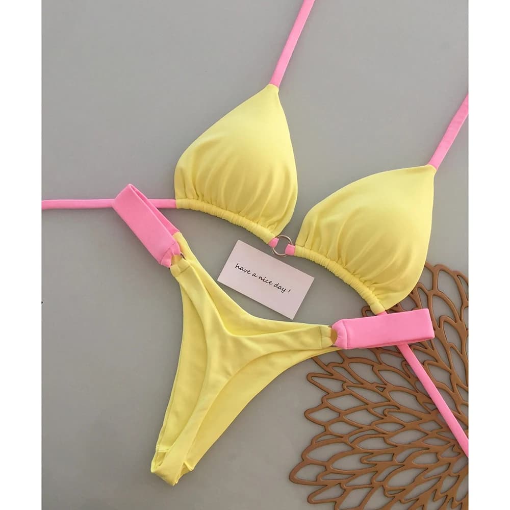Micro Bikinis 2025 Push Up femmes maillots de bain Sexy maillots de bain brésilien Bikini ensemble s