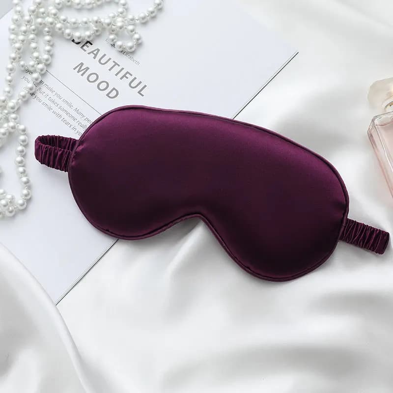 Masque de sommeil professionnel pour sieste au bureau, couverture oculaire occultante totale avec ti