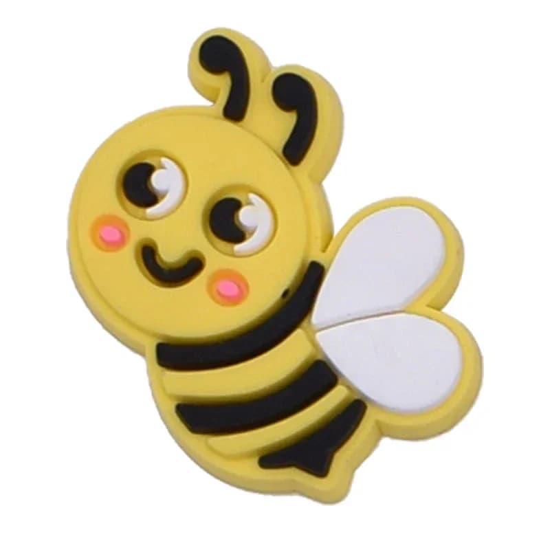 Breloques de chaussures pour Crocs, accessoires, abeille, miel, ruche, breloques pour décorations cr
