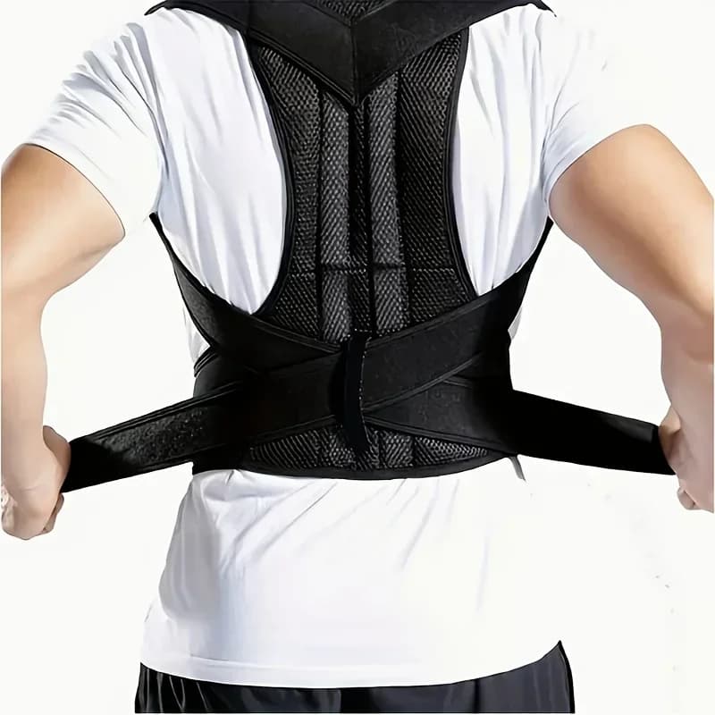 Correcteur de posture pour femmes et hommes, redresseur d'épaule, soutien complet réglable du dos po