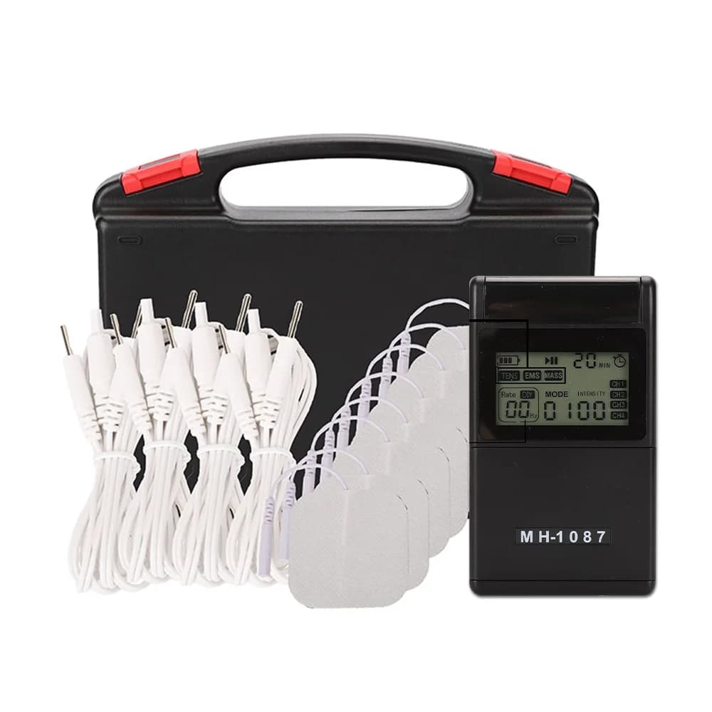 Unité Tens numérique stimulateur musculaire corporel Machine de Massage EMS méridien physiothérapie 