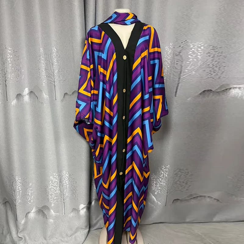 Abayas de Luxe pour Femmes Dubaï 2026 – Robe de Soirée Africaine Musulmane, Caftan Marocain, Boubou,