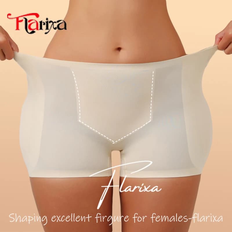 Flarixa coussinets de hanche Shapewear culottes tissu de glace contrôle du bas de l'abdomen Boxer Sh