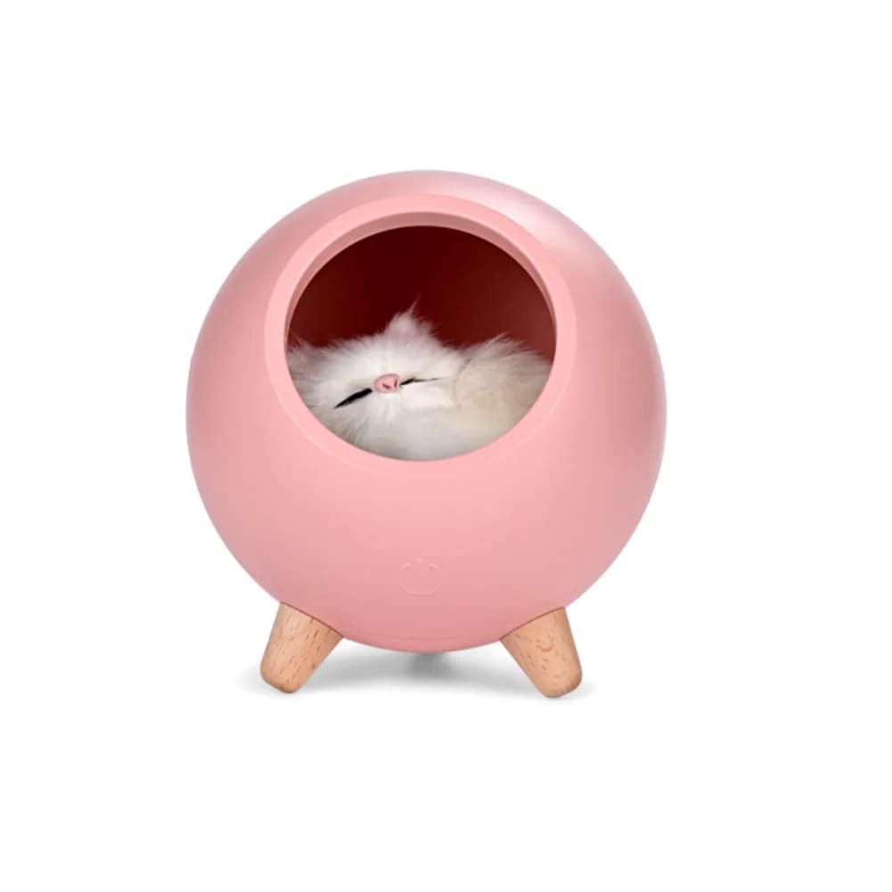 Créatif mignon chat chambre veilleuse mignon chat tête de lit sommeil lumière USB charge tactile atm