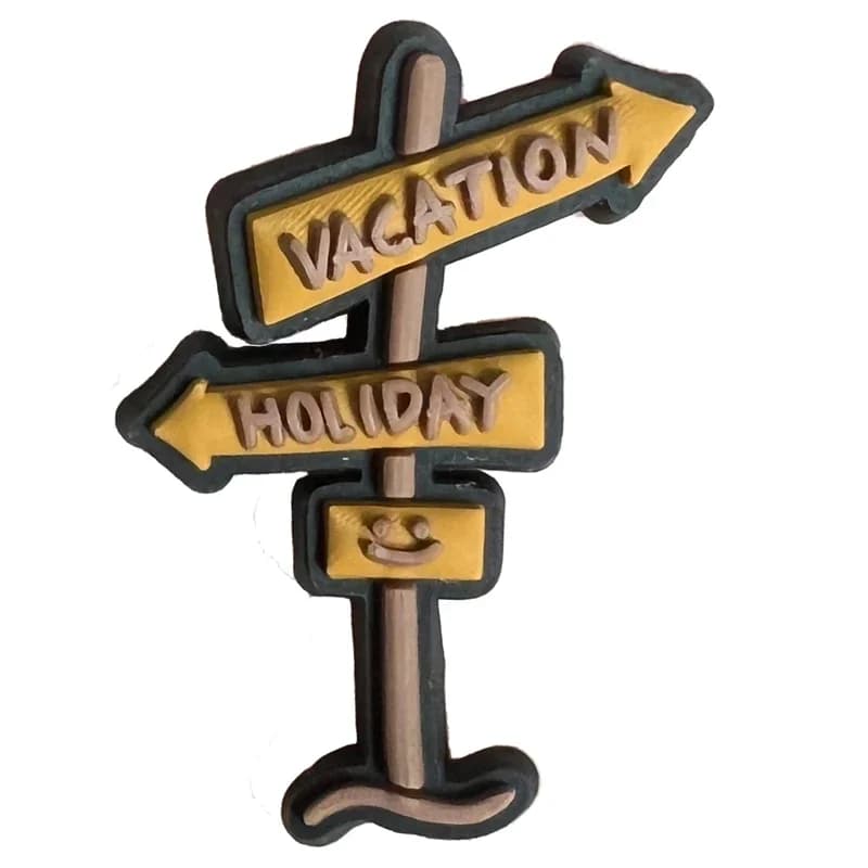 Breloques de chaussures de vacances de plage pour hommes, sabots, épingles, badges, jeans pour enfan