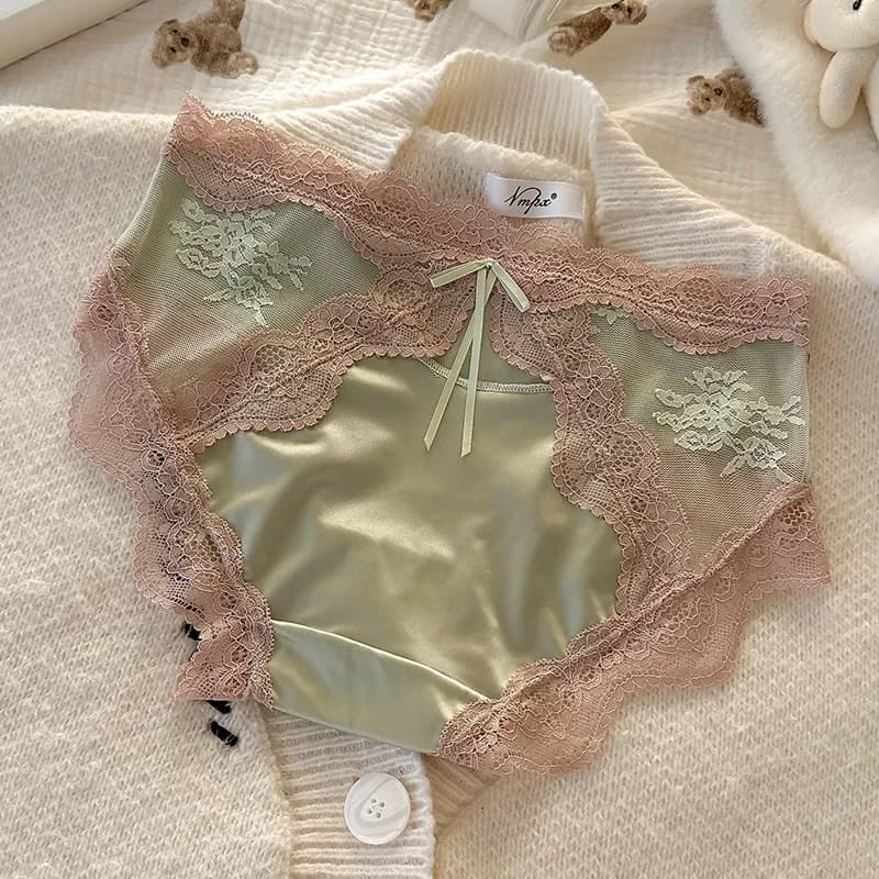 Culottes sous-vêtements pour femmes culottes en dentelle Sexy tongs pantalons brésiliens Sexy soie r