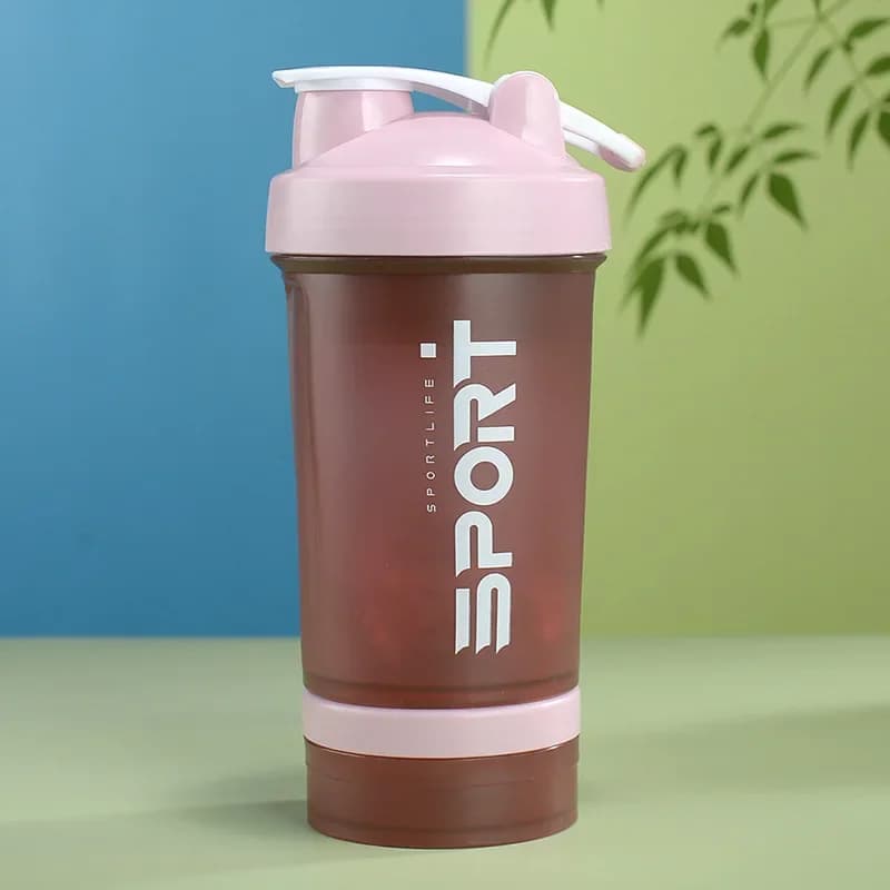 Shaker bouteille de protéines poudre secouer tasse grande capacité bouteille d'eau tasse de mélange 