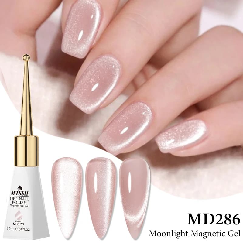 Vernis à ongles Gel magnétique chat clair de lune, 10ml, Semi-Permanant, à tremper, UV LED, pour man