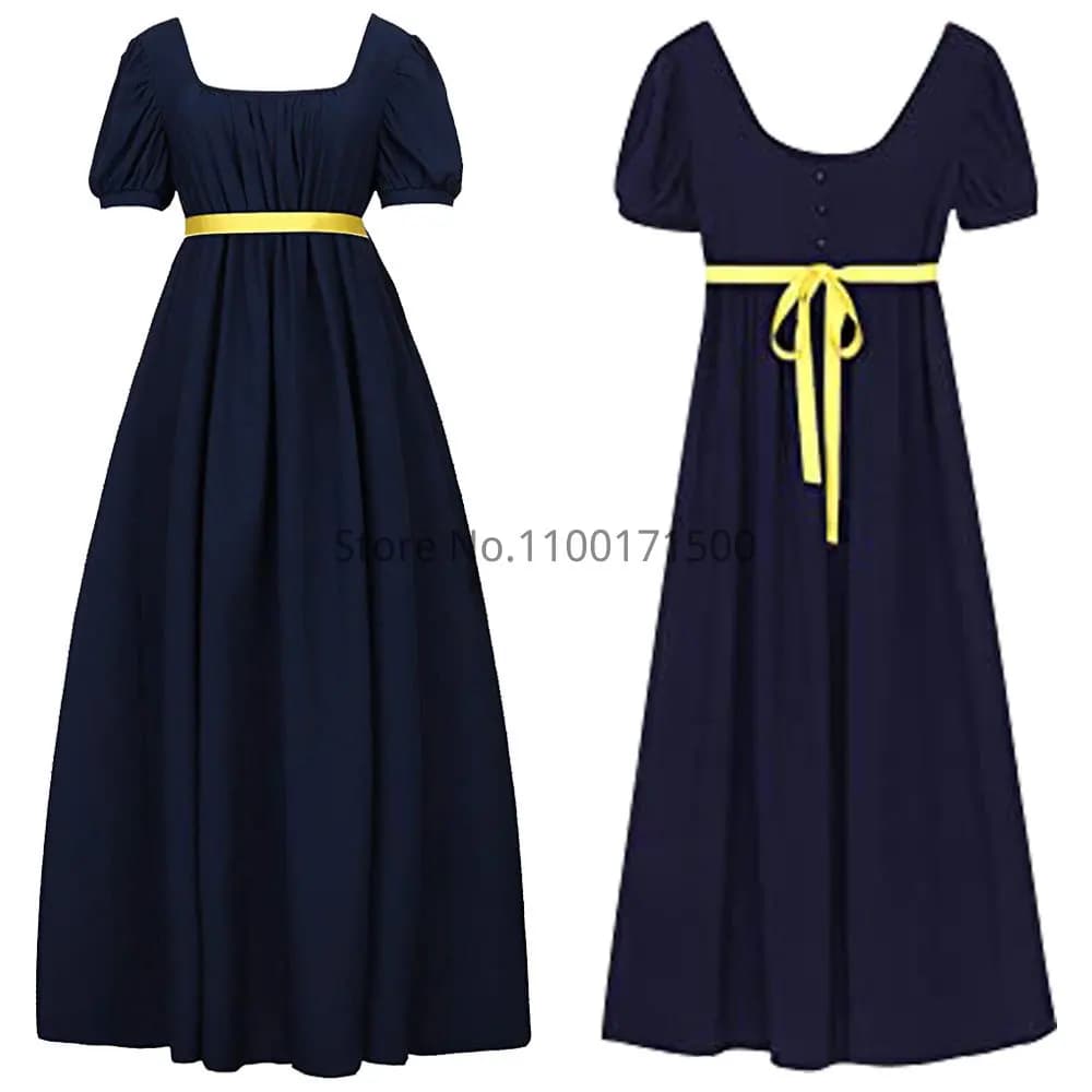 Robe de Bridgerton pour Cosplay pour Femme, Costume de Soirée, brev, Halloween, Vintage, Bal Victori
