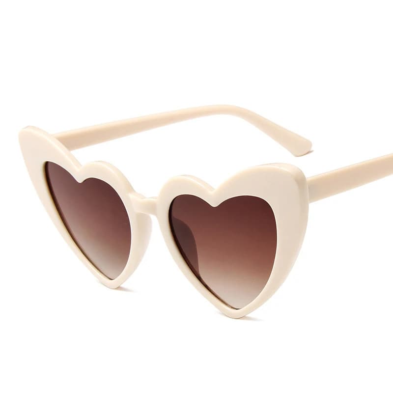Amour effet spécial lunettes en forme de coeur mode coeur Diffraction lunettes de soleil regarder le
