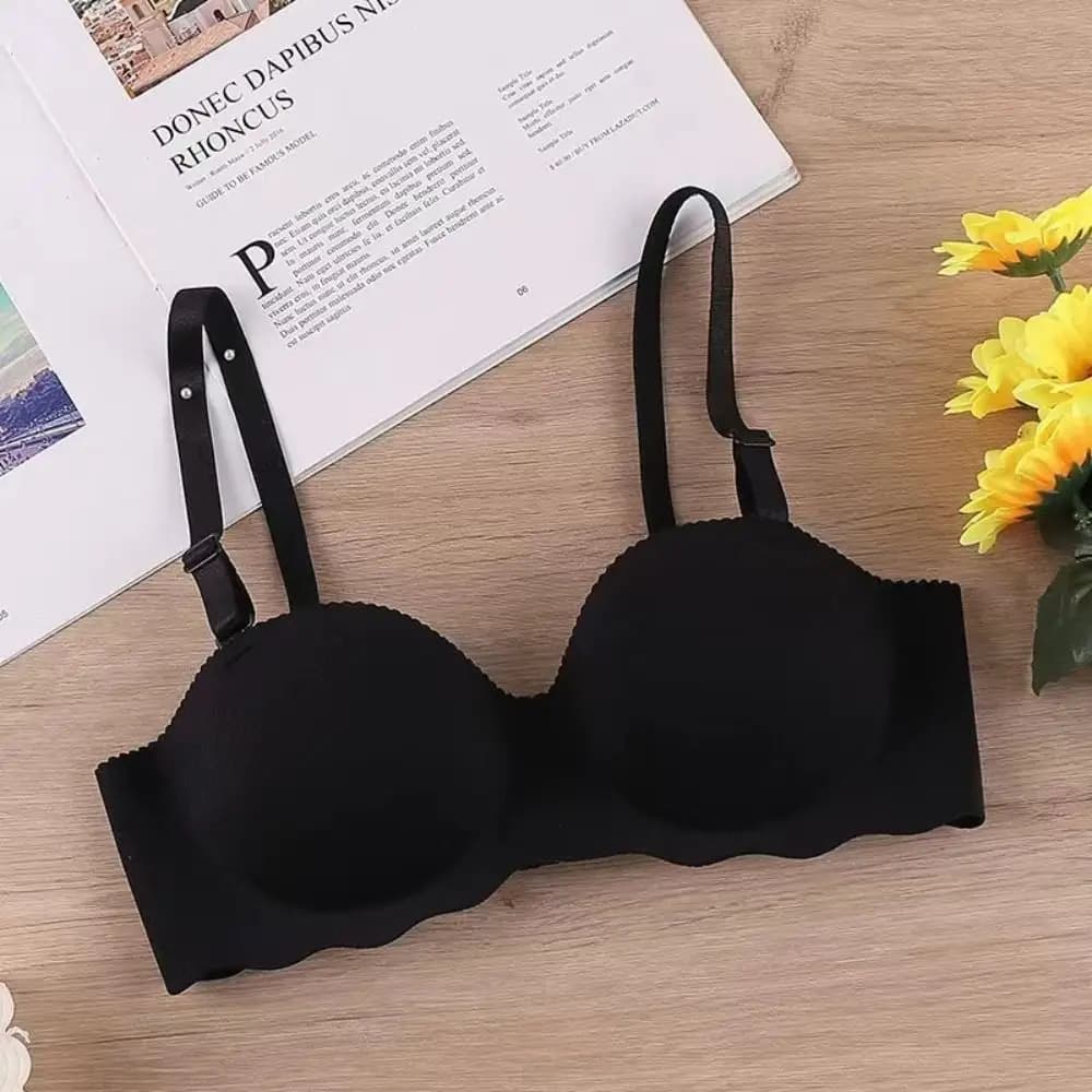 Soutien-gorge sans couture confortable et tendance, couleur bonbon, anti-affaissement, push-up, sout