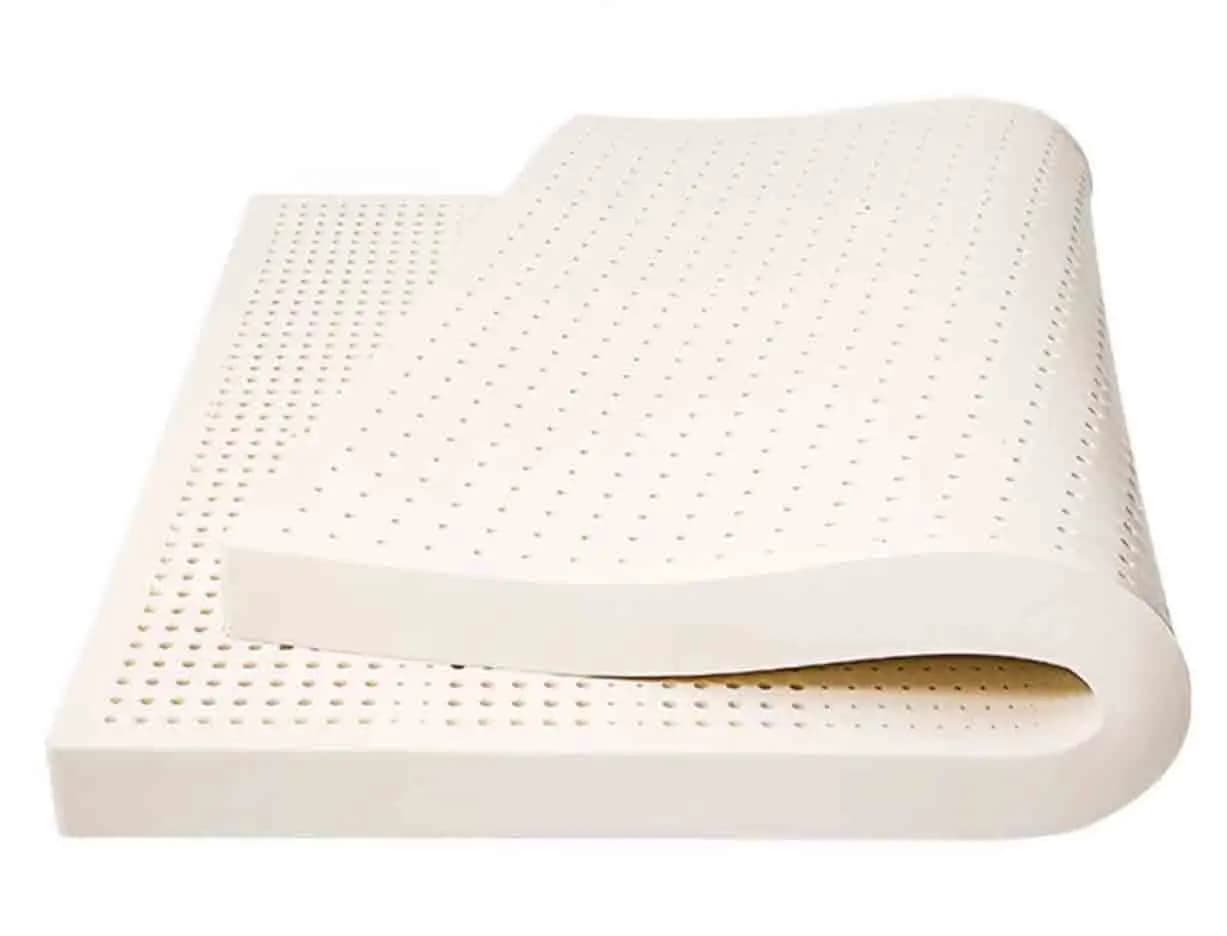 Surmatelas en latex naturel avec housse, taille Queen, fermeté moyenne, coussin en latex souple pour