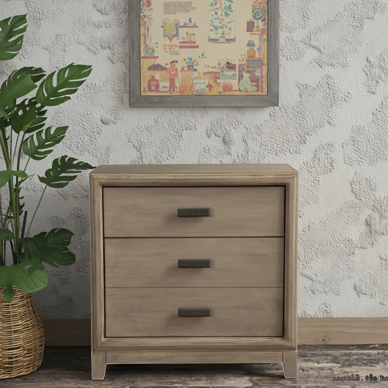 Table de chevet intelligente en bois massif, Design moderne Vintage, pour la maison, meubles de salo