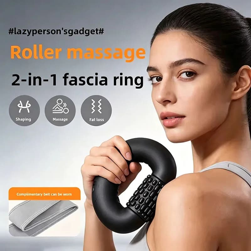 Masseur à 3 vitesses, thérapie par percussion, rouleau de massage électrique rechargeable pour soula