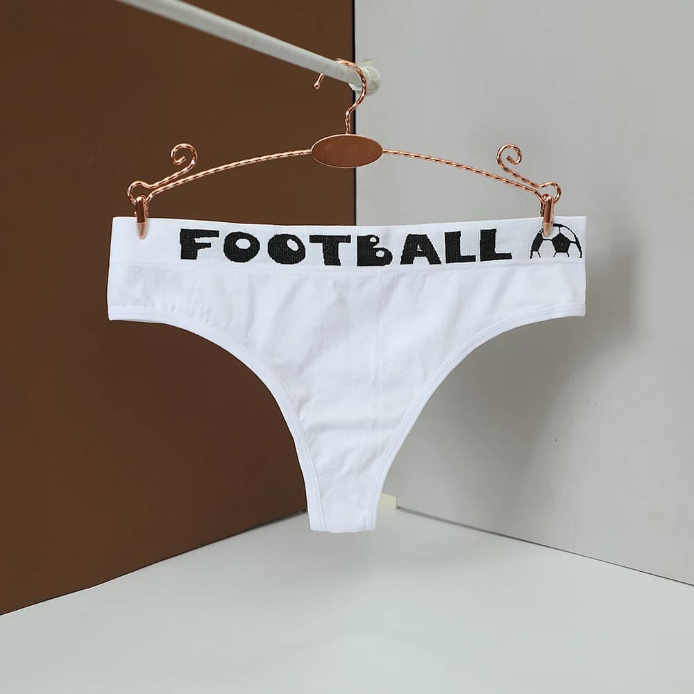 Culottes de sport pour femmes, sans couture, imprimé lettres, taille basse, confortables, tissu élas