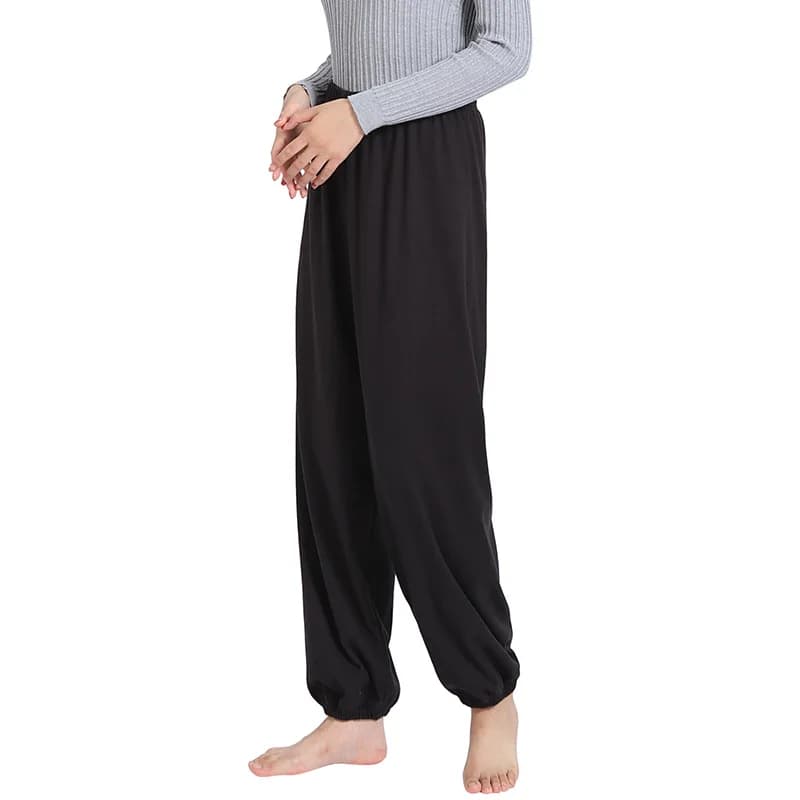 Pantalon de pyjama grande taille 2XL-7XL pour femmes, vêtements de nuit en coton, pantalons amples p