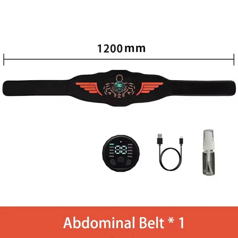 Ceinture de tonification abdominale, entraîneur d'abs, Toner musculaire EMS, masseur corporel, Recha