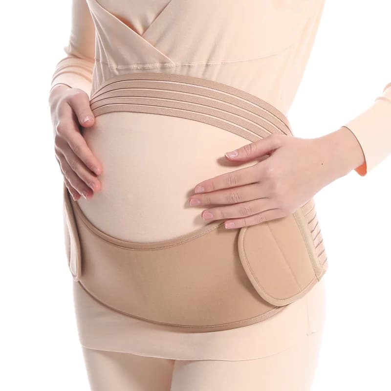 Ceinture de soutien abdominale respirante et ajustable pour femmes enceintes – Soulage les douleurs 