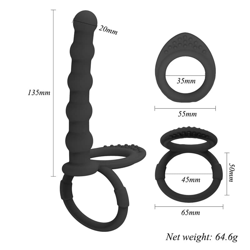 Plug Anal Double pénétration pour Couples, jouets sexuels pour hommes, sangle sur le pénis, vagin, g