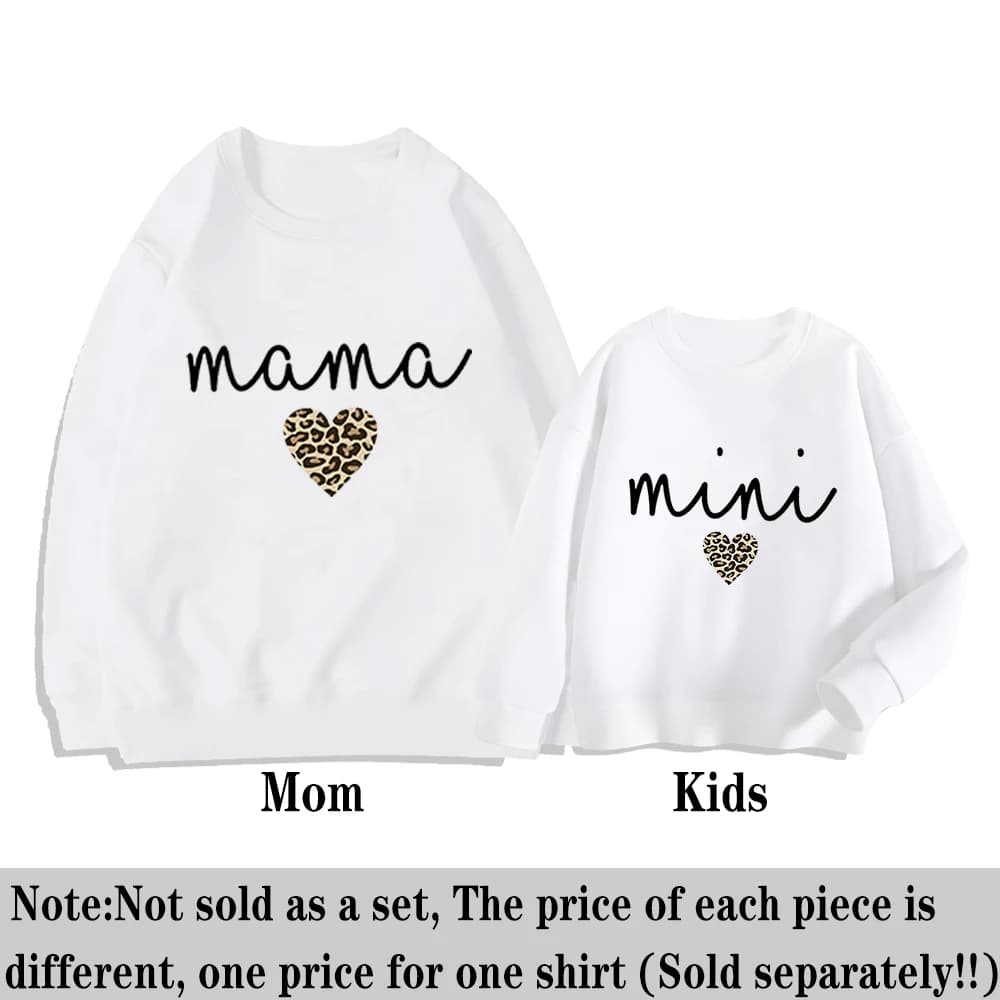 Sweat-shirt maman et moi, mini sweat-shirt maman et moi, sweats à capuche colonne vertébrale assorti