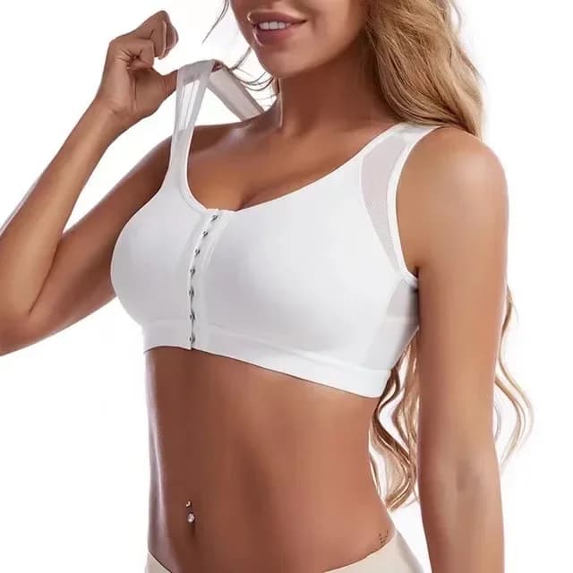 Fermeture avant Posture correcteur soulever soutien-gorge femmes Push Up dos croisé sous-vêtements a