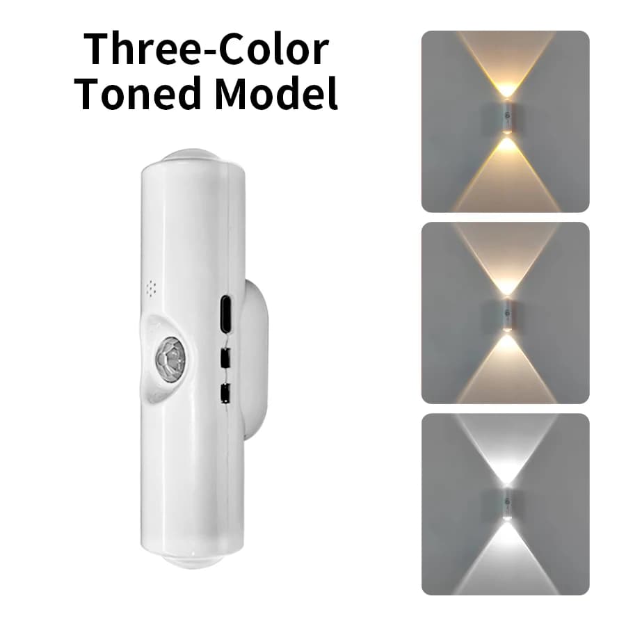 Veilleuse LED avec capteur de mouvement applique murale Rechargeable RGB dégradé veilleuses d'ambian