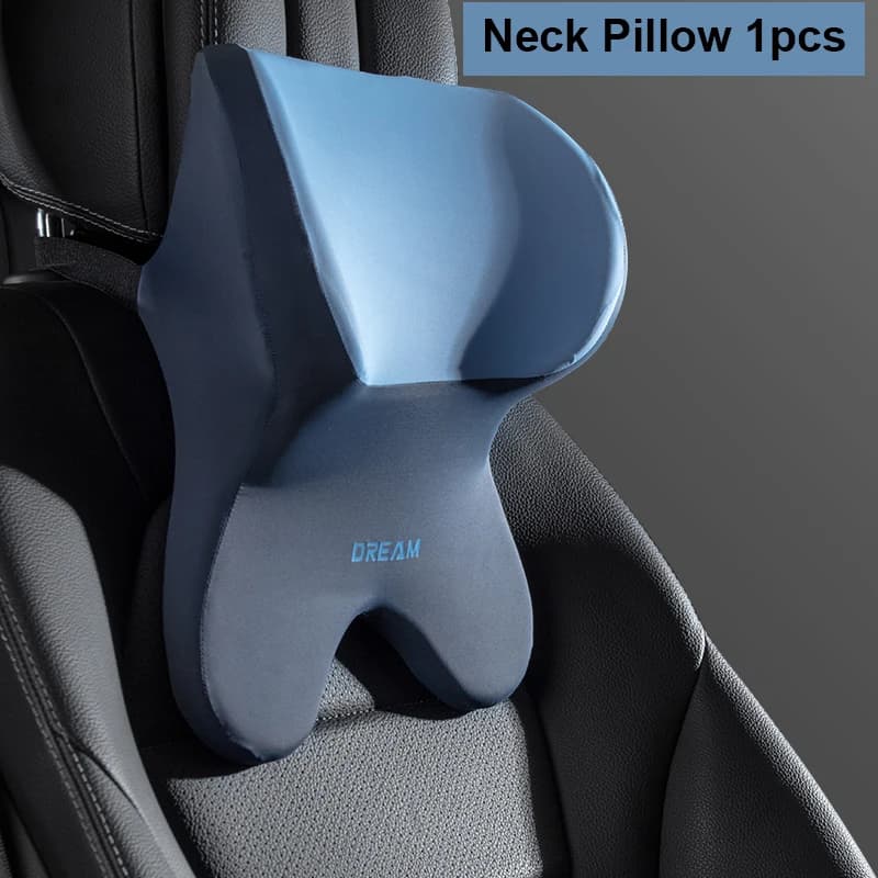 Appui-tête de soutien lombaire de voiture, oreiller de cou universel doux, coussin en mousse à mémoi