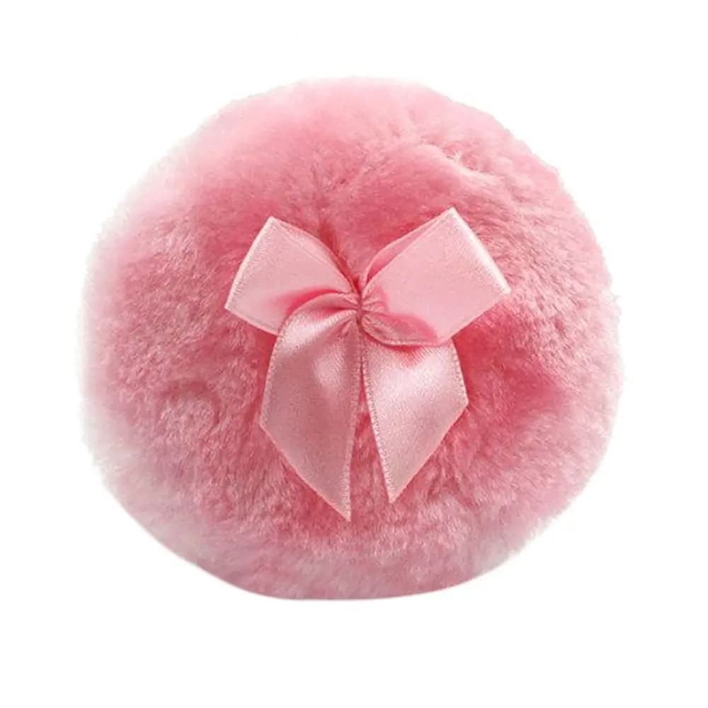 Houppette de poudre en velours pour le visage et le corps, ultra douce, lavable et réutilisable, out