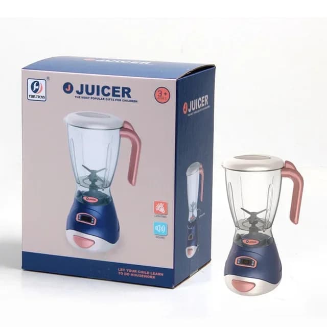 Jouets de cuisine miniatures de simulation BLUE Pretend Play, électroménager avec lumières et sons, 