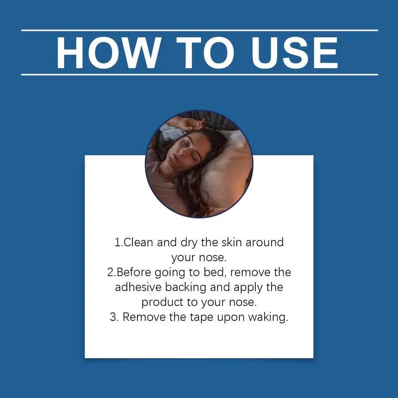 36 Patchs Nasaux pour le Sommeil, Soin Doux, Utilisation Nocturne, Coussinets Nasaux pour un Sommeil
